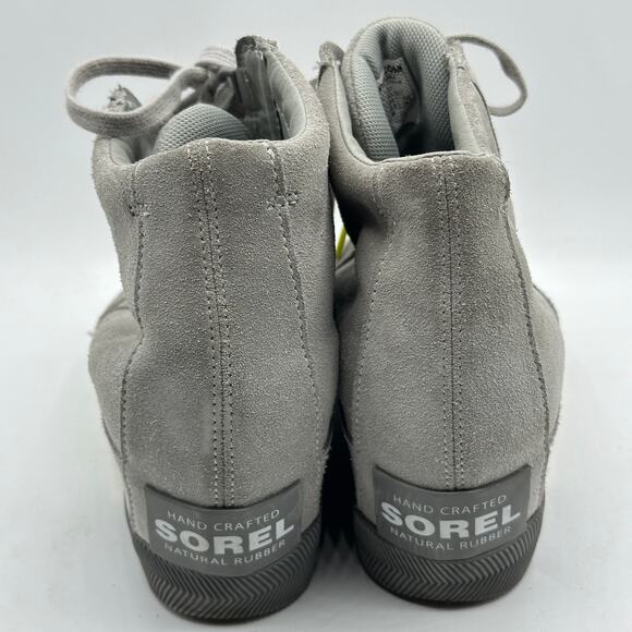 SOREL Out N About Wedge Sneaker Boot Dove Grey Quarry Sz 9.5 display picture 1